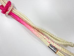 未使用品　正絹　手組帯締め